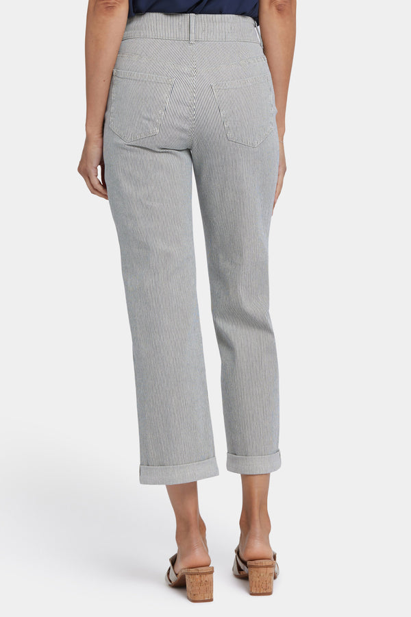 Nydj Bailey Relaxed Straight Crop Jeans
