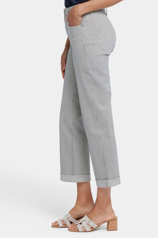 Nydj Bailey Relaxed Straight Crop Jeans