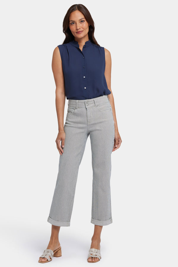 Nydj Bailey Relaxed Straight Crop Jeans