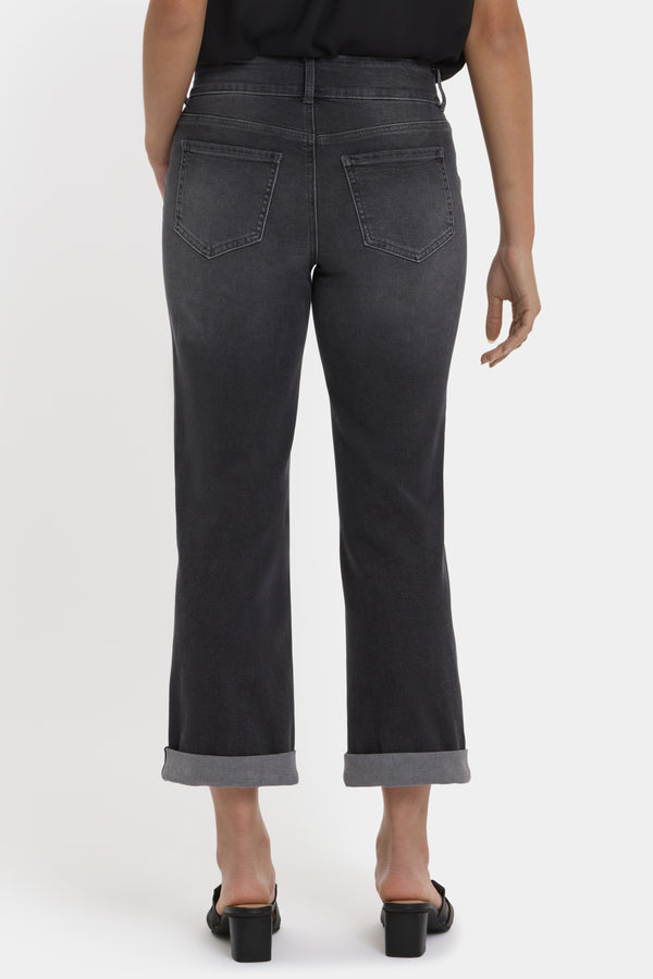 Nydj Bailey Relaxed Straight Crop Jeans
