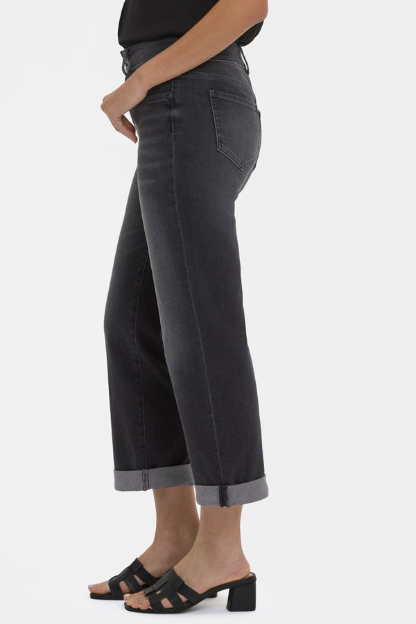 Nydj Bailey Relaxed Straight Crop Jeans