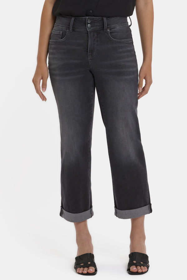 Nydj Bailey Relaxed Straight Crop Jeans