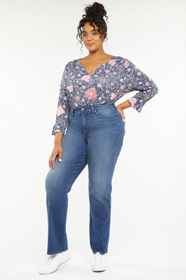 Nydj Bailey Relaxed Straight Jeans In Plus Size