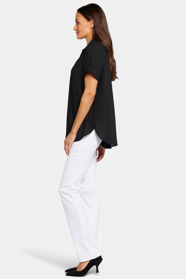 Nydj Becky Short Sleeved Blouse