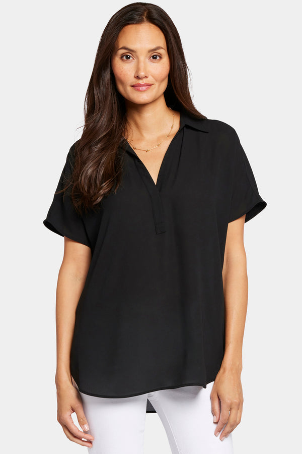 Nydj Becky Short Sleeved Blouse