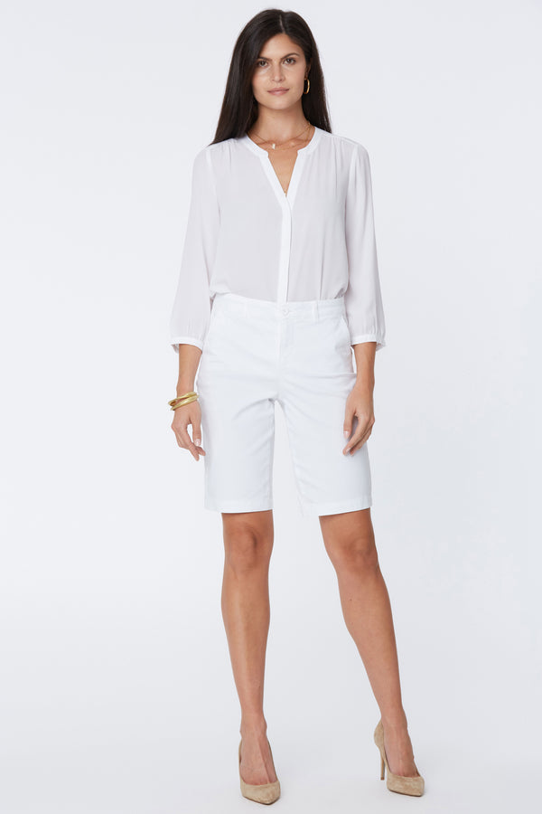 Nydj Bermuda 11 Inch Twill Shorts