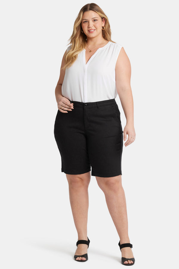 Nydj Bermuda Shorts In Plus Size