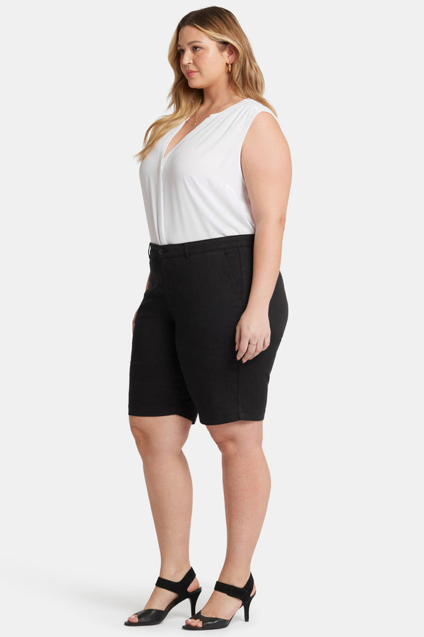 Nydj Bermuda Shorts In Plus Size