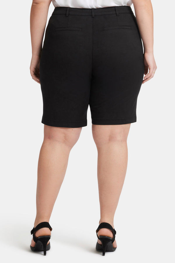 nydj Bermuda Shorts In Plus Size