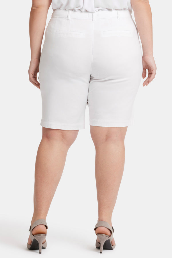 nydj Bermuda Shorts In Plus Size