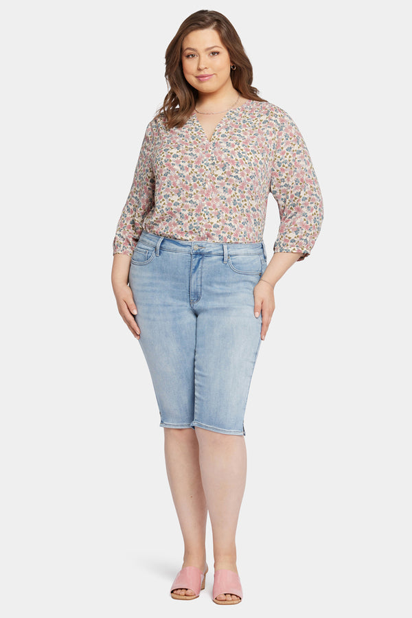Nydj Bike Capri Jeans In Plus Size