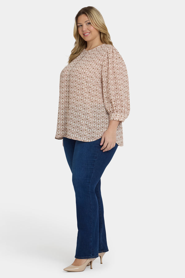 Nydj Bonnie Blouse In Plus Size