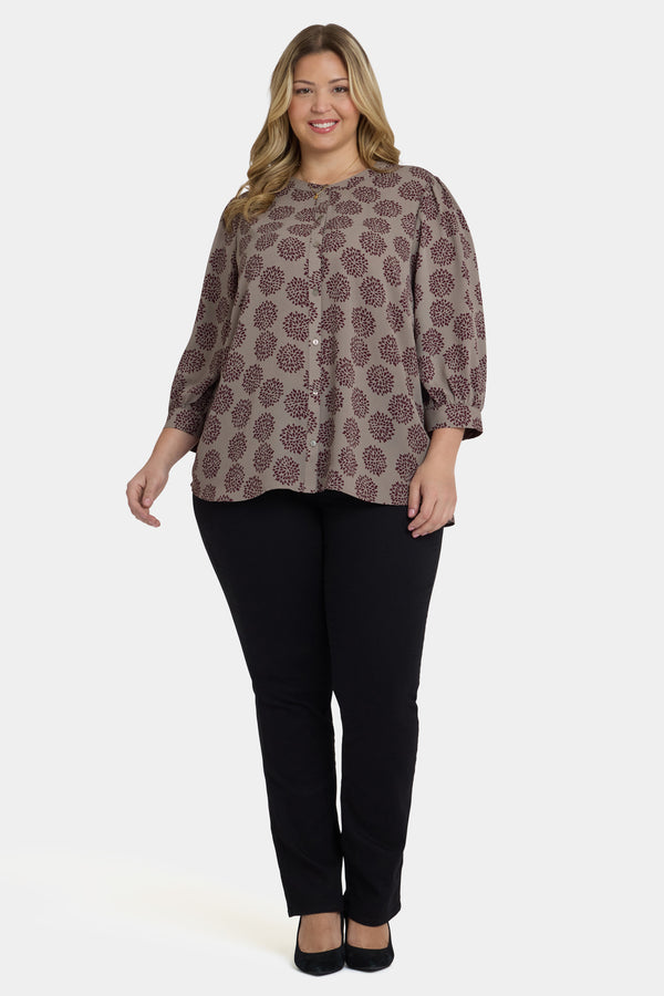 Nydj Bonnie Blouse In Plus Size