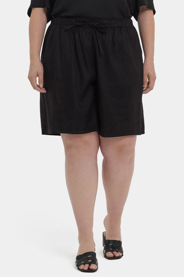 Nydj Breezy Bermuda Shorts In Plus Size