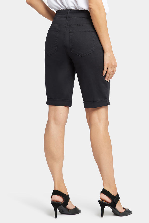 nydj Briella 10 Inch Denim Shorts In Petite