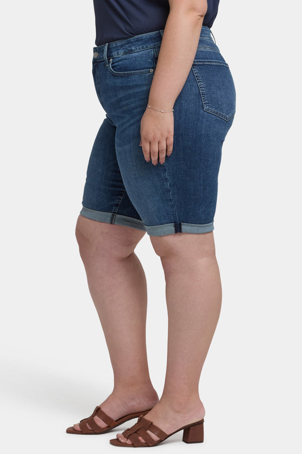 Nydj Briella 11 Inch Denim Shorts In Plus Size