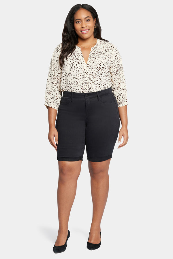 Nydj Briella 11 Inch Denim Shorts In Plus Size