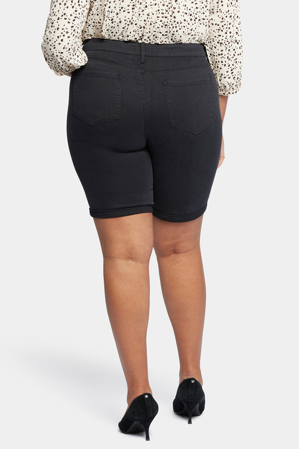 nydj Briella 11 Inch Denim Shorts In Plus Size