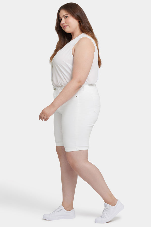 Nydj Briella 11 Inch Denim Shorts In Plus Size