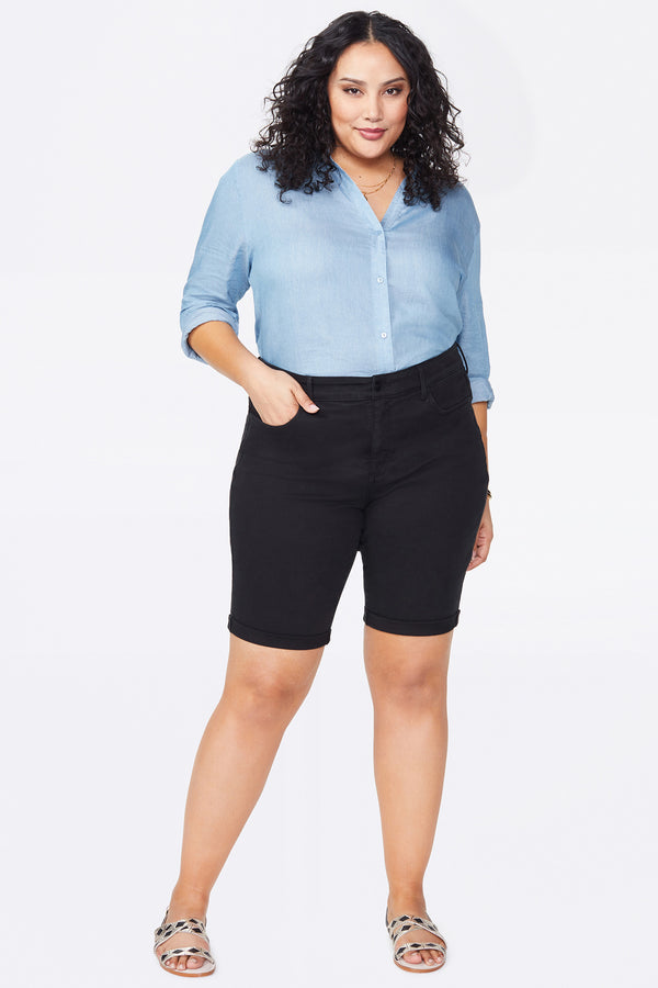 Nydj Briella 11 Inch Denim Shorts In Plus Size
