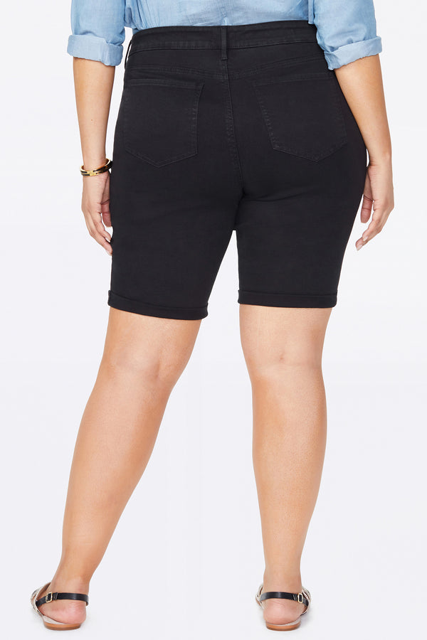 nydj Briella 11 Inch Denim Shorts In Plus Size