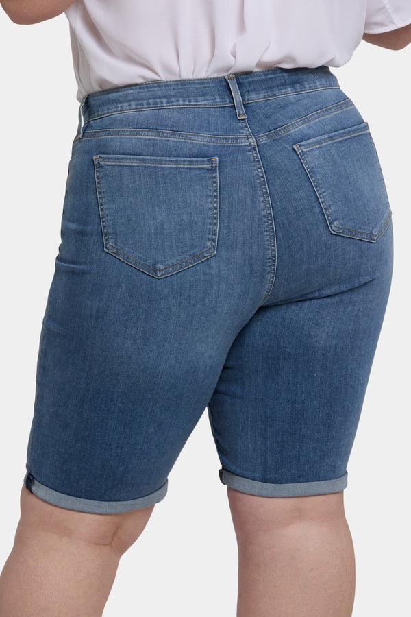 Nydj Briella 11 Inch Denim Shorts In Plus Size