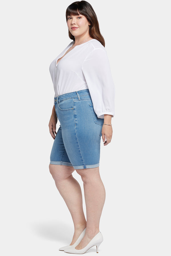 Nydj Briella 11 Inch Denim Shorts In Plus Size