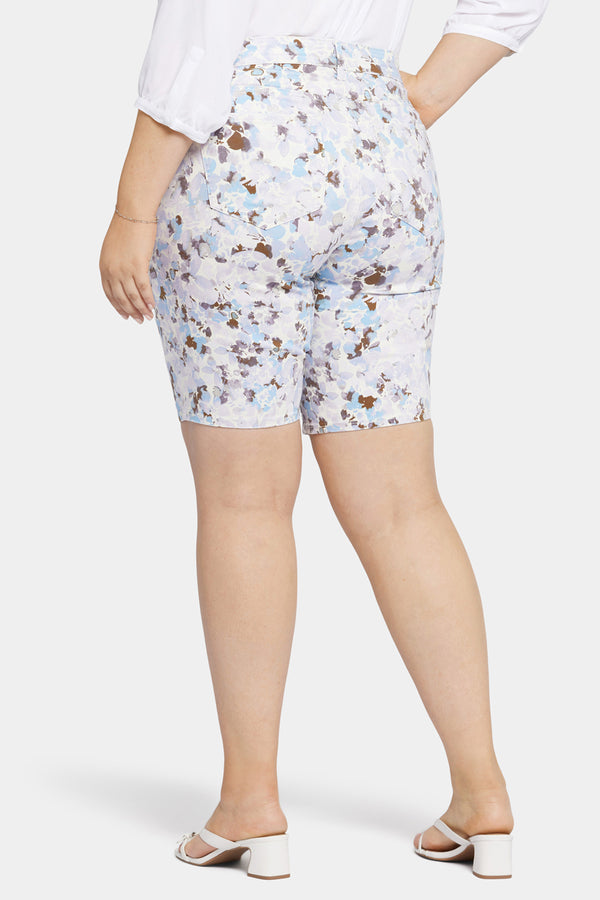 nydj Briella 11 Inch Denim Shorts In Plus Size