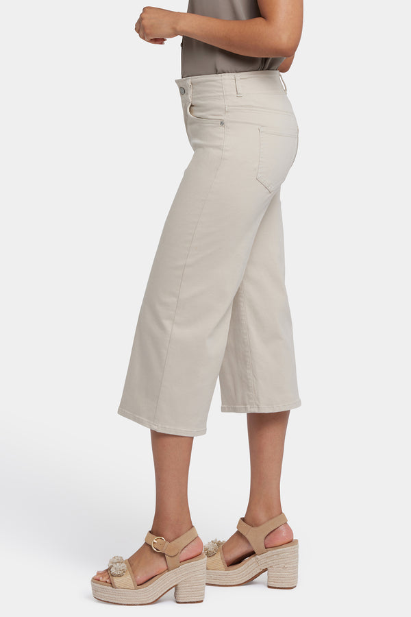 Nydj Brigitte Wide Leg Capri Jeans In Petite