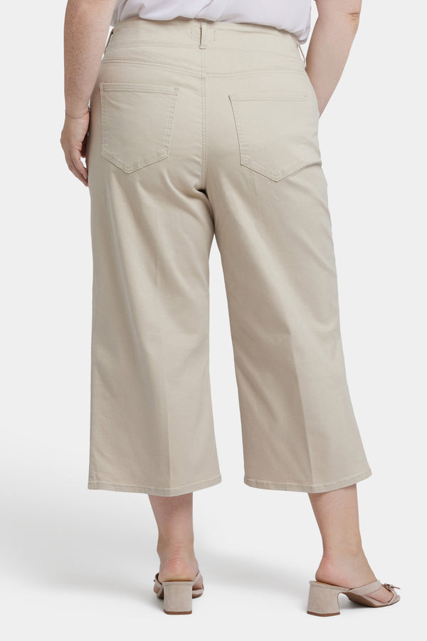 nydj Brigitte Wide Leg Capri Jeans In Plus Size