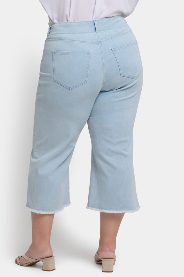 nydj Brigitte Wide Leg Capri Jeans In Plus Size