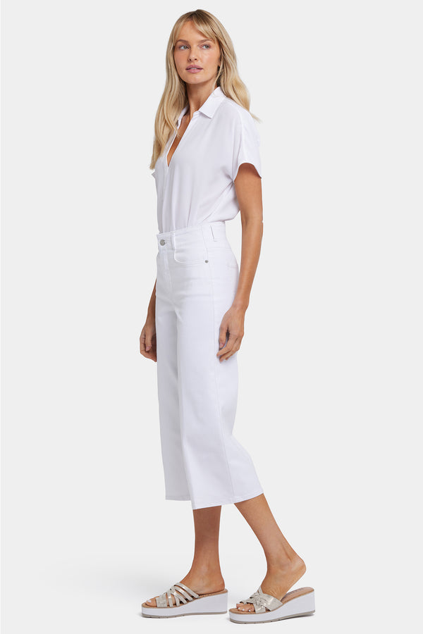 Nydj Brigitte Wide Leg Capri Jeans