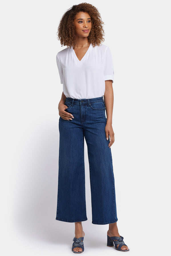 Nydj Brodi Wide Leg Ankle Jeans