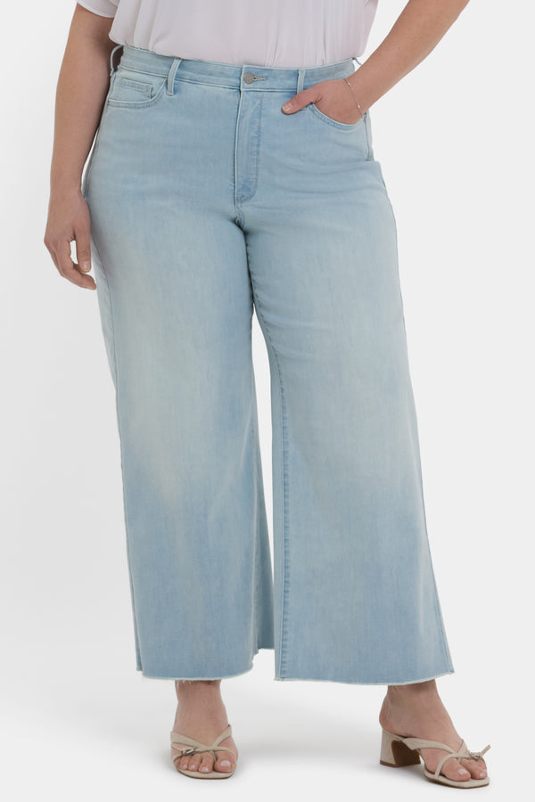 Nydj Brodi Wide Leg Ankle Jeans In Plus Size