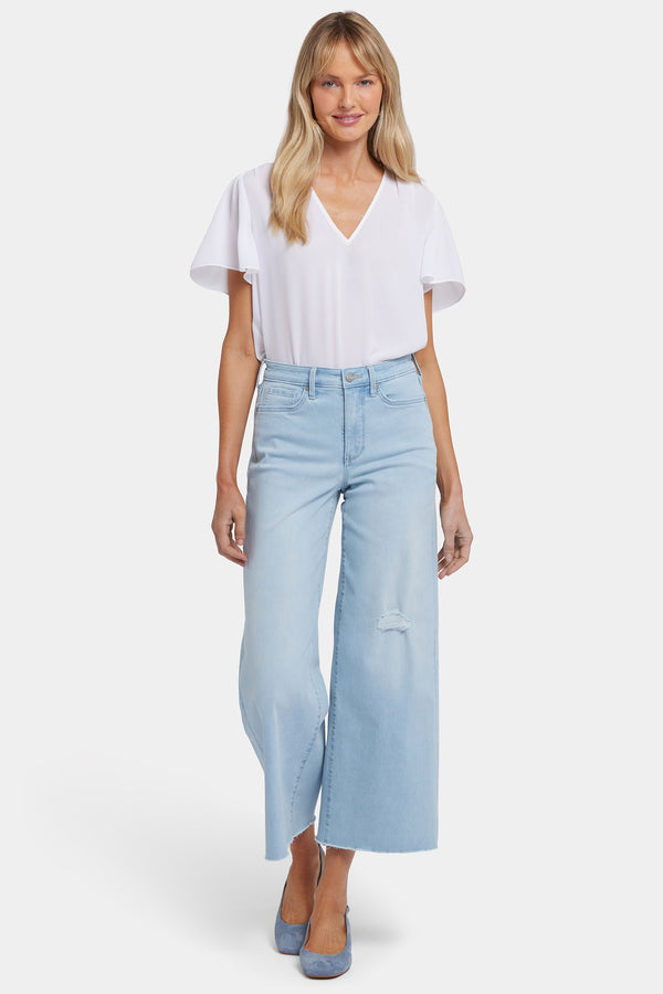 nydj Brodi Wide Leg Ankle Jeans