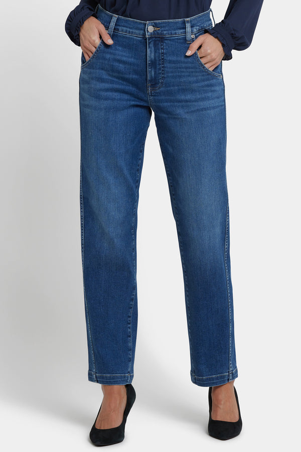 Nydj Brooke Loose Straight Jeans In Petite