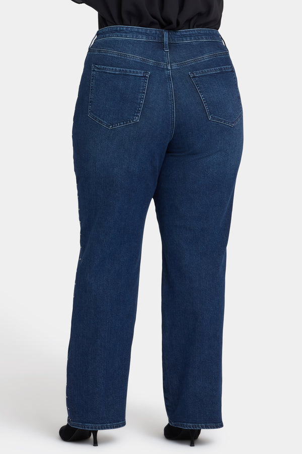 Nydj Brooke Loose Straight Jeans In Plus Size