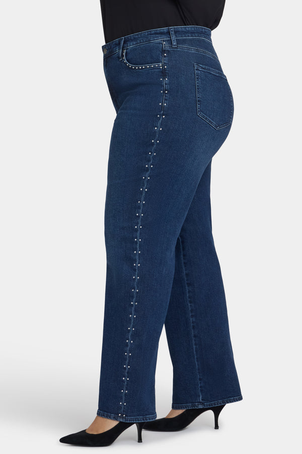 Nydj Brooke Loose Straight Jeans In Plus Size