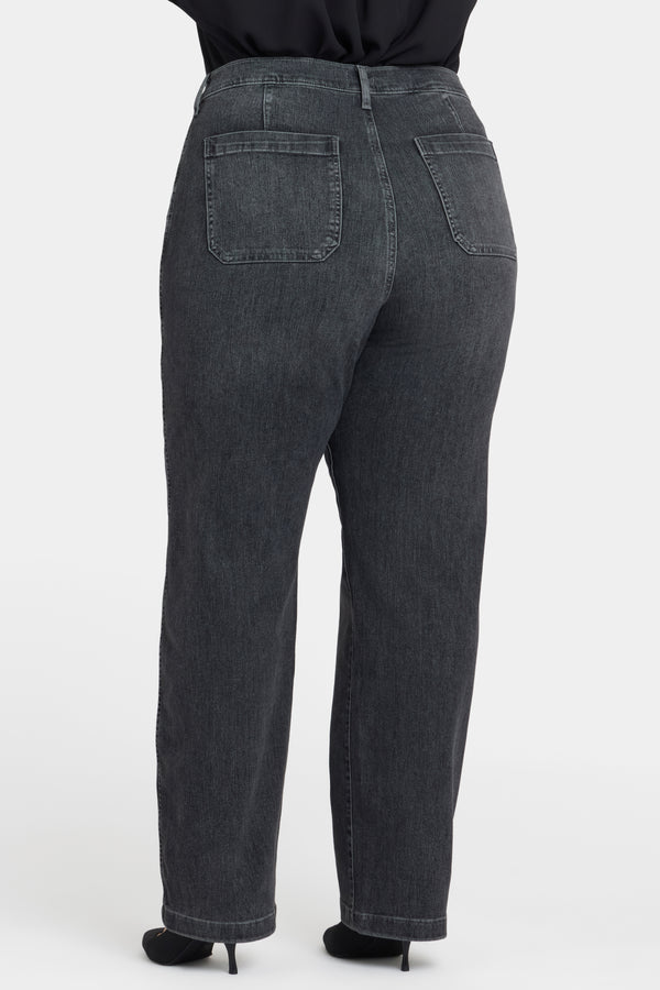 Nydj Brooke Loose Straight Jeans In Plus Size