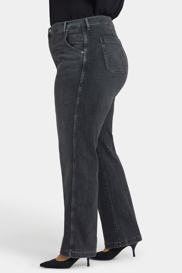 Nydj Brooke Loose Straight Jeans In Plus Size