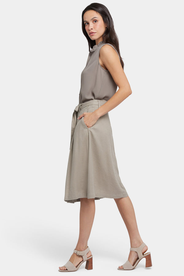Nydj Button Front Midi Skirt
