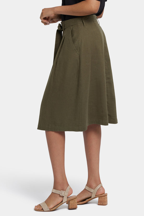Nydj Button Front Midi Skirt