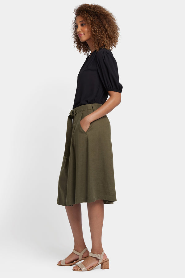 Nydj Button Front Midi Skirt