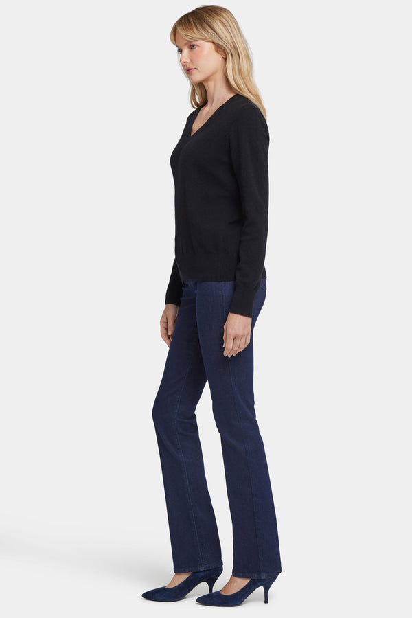 Nydj Cashmere Classic V-Neck Sweater