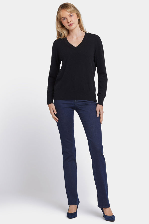 Nydj Cashmere Classic V-Neck Sweater