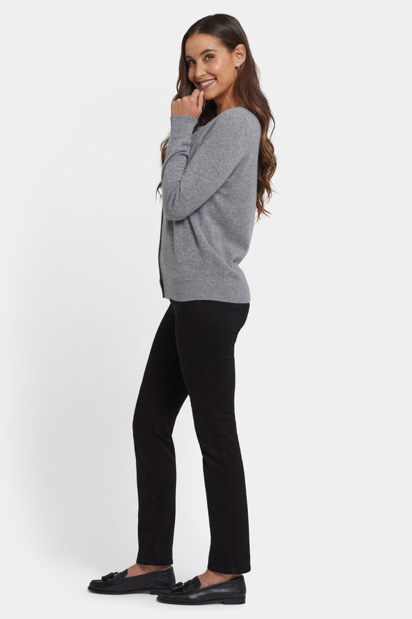 Nydj Cashmere Crewneck Cardigan
