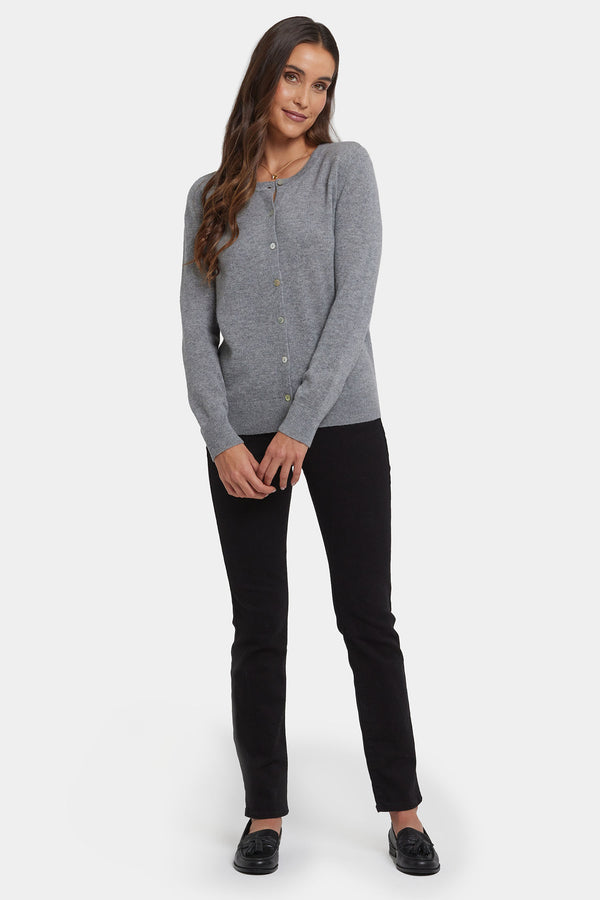 Nydj Cashmere Crewneck Cardigan