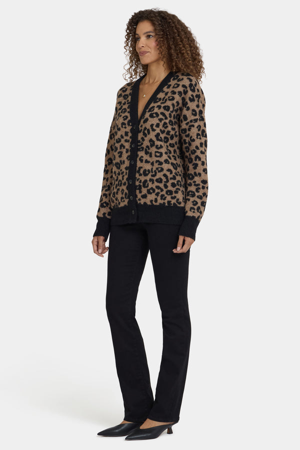 Nydj Cheetah Cardigan