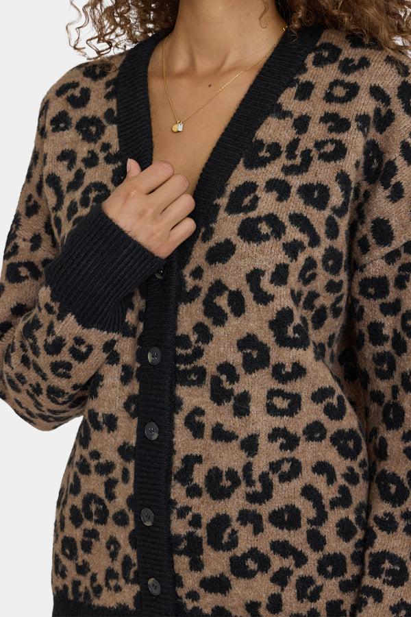 nydj Cheetah Cardigan