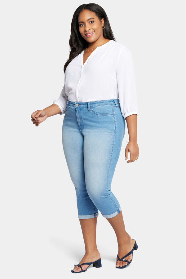 Nydj Chloe Skinny Capri Jeans In Plus Size